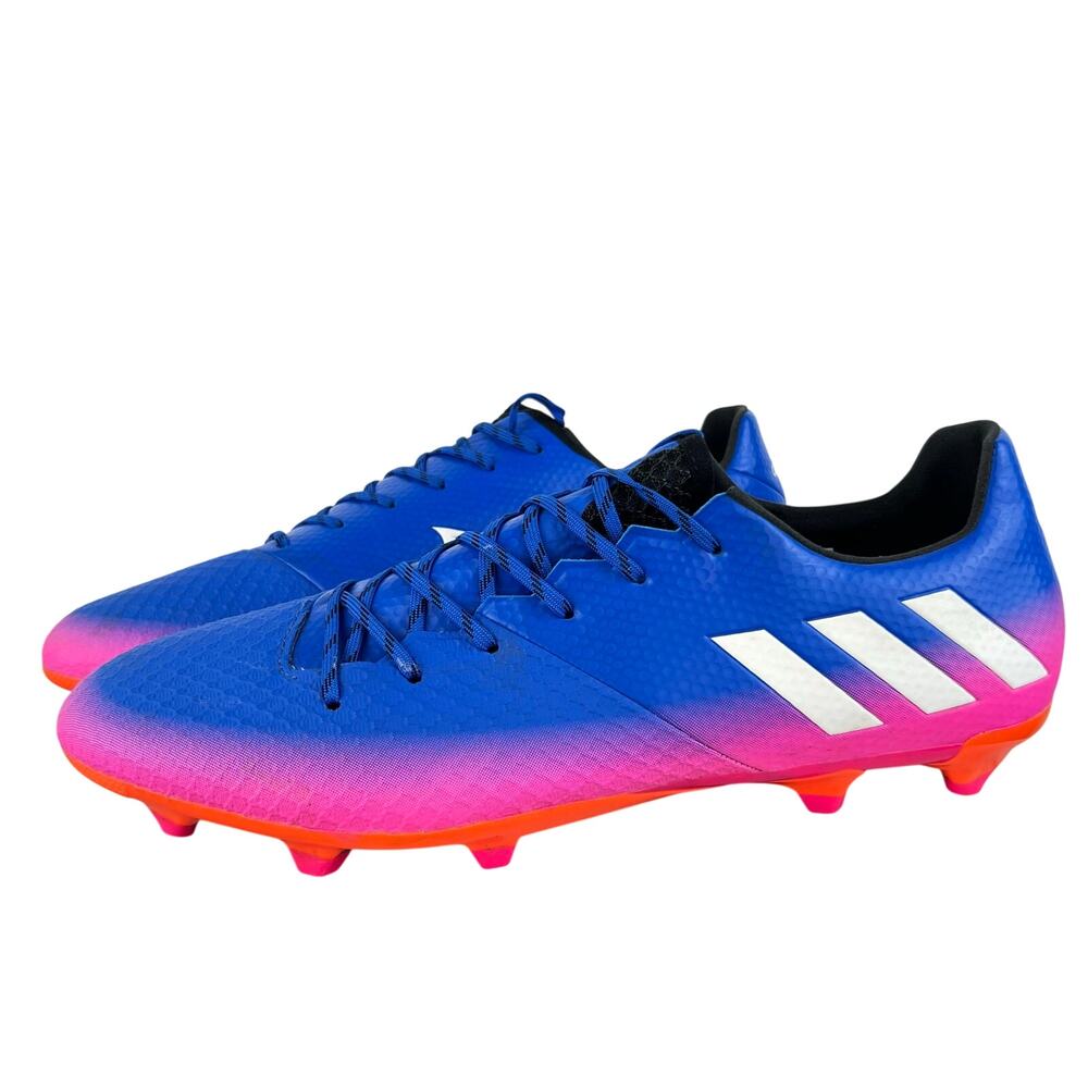 Adidas Men's Messi 16.2 FG 'Blue Orange' Soccer Grass and Turf Cleats BA9145 13